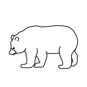 How To Draw A Black-Bear - Step-by-Step Tutorial