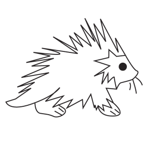 How To Draw A Porcupine - Step-by-Step Tutorial