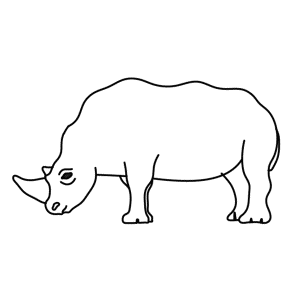 How To Draw A Rhino - Step-by-Step Tutorial