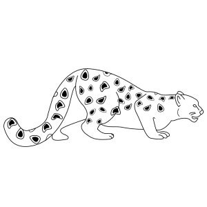 How To Draw A Snow-Leopard - Step-by-Step Tutorial