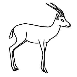 How To Draw A Gazelle - Step-by-Step Tutorial