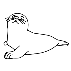 How To Draw A Harp Seal - Step-by-Step Tutorial