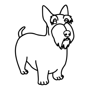 How To Draw A Scottie Dog - Step-by-Step Tutorial