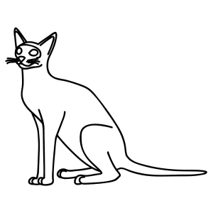 How To Draw A Siamese Cat - Step-by-Step Tutorial