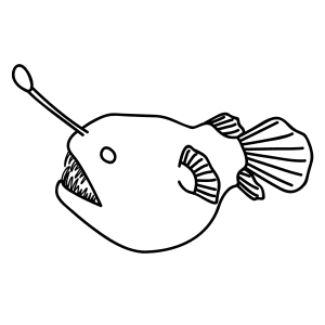 How To Draw An Angler Fish - Step-by-Step Tutorial