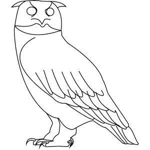 How To Draw a Eurasian Eagle-Owl - Step-By-Step Tutorial