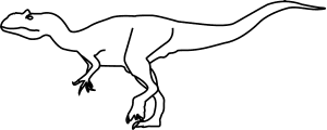 How to Draw an Allosaurus - Step-By-Step Tutorial