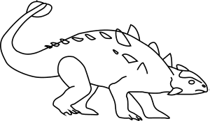 How to Draw an Ankylosaurus - Step-By-Step Tutorial