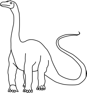 How to Draw a Diplodocus - Step-By-Step Tutorial