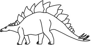 How to Draw a Stegosaurus - Step-By-Step Tutorial