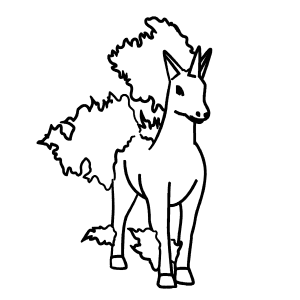 ponyta coloring pages